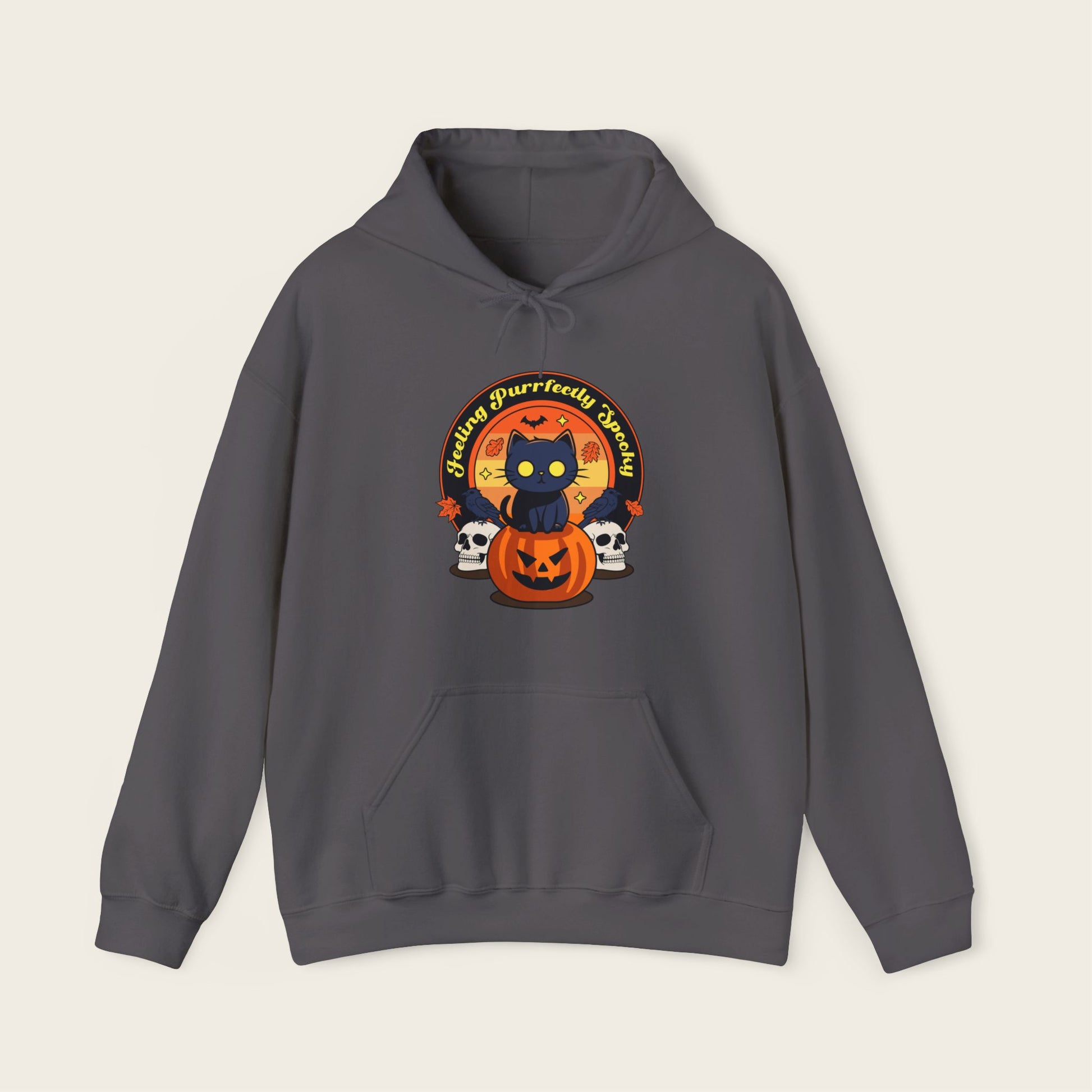 FEELING PURRFECTLY SPOOKY Halloween Unisex Hoodies