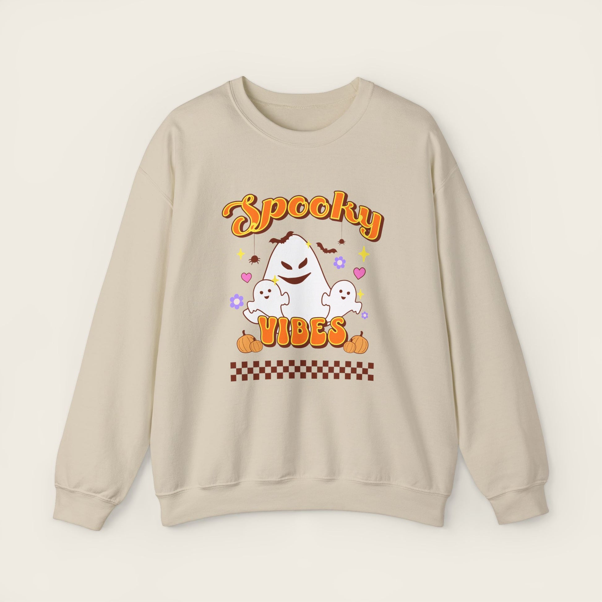 SPOOKY VIBES Halloween Unisex Crewneck Sweatshirt