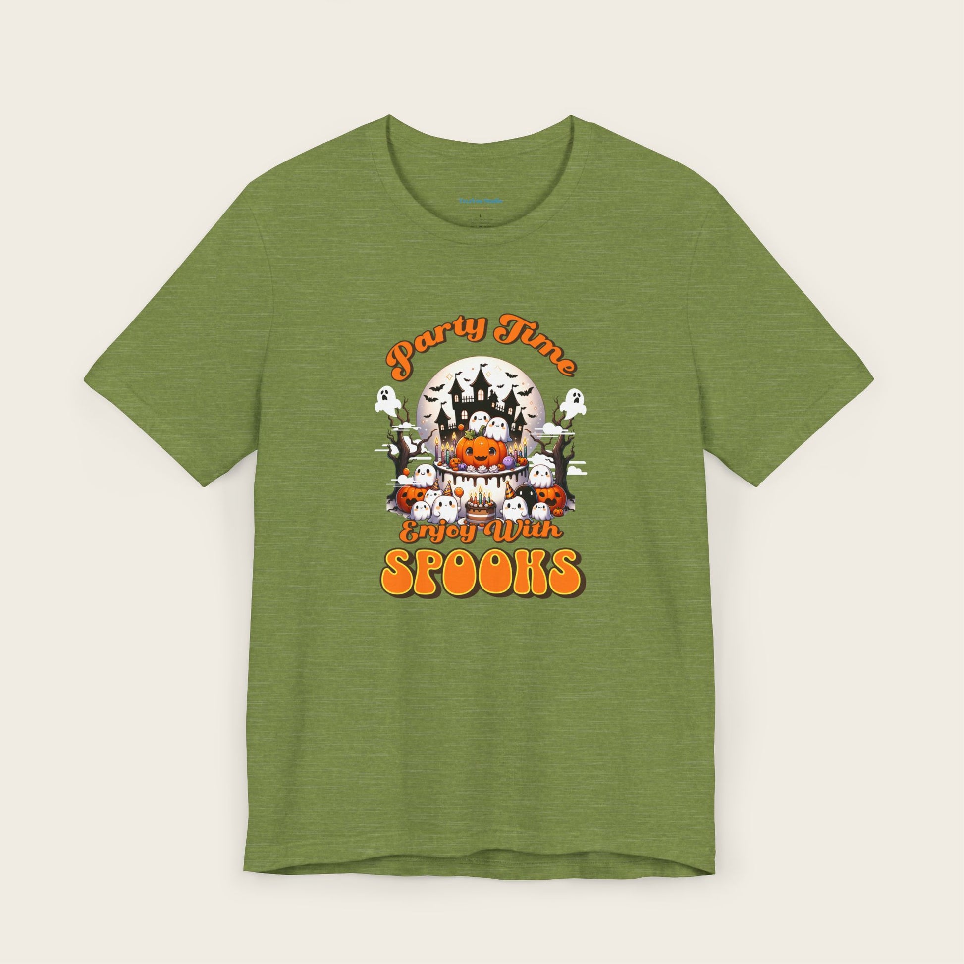 PARTY TIME ENJOY WITH SPOOKS Halloween Unisex Short Sleeve T-shirt