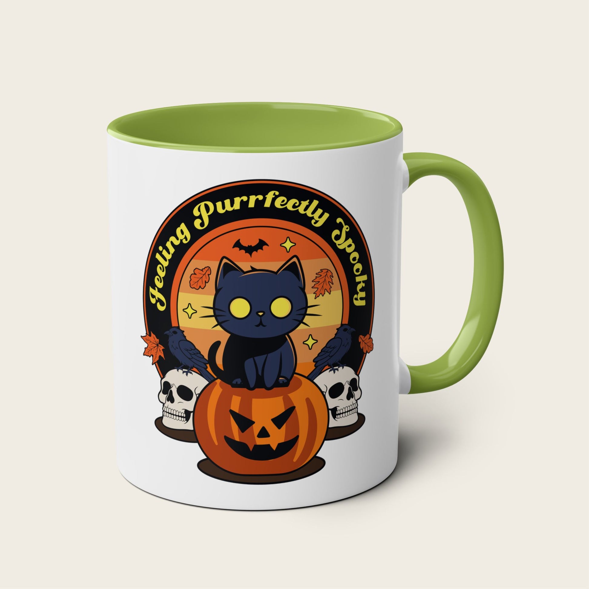 FEELING PURRFECTLY SPOOKY HALLOWEEN Coffee Mugs