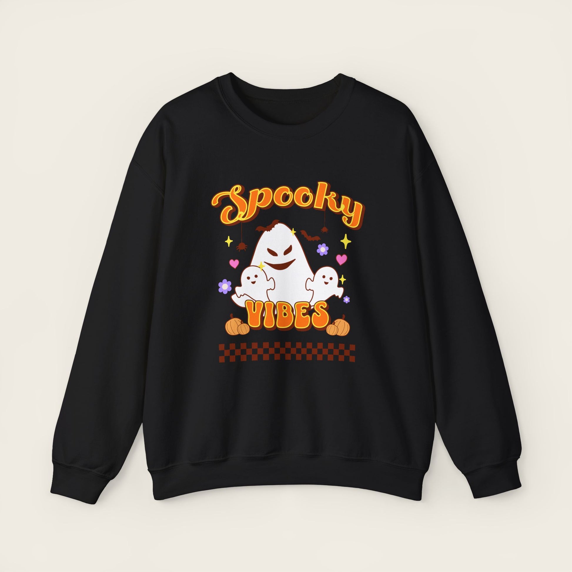 SPOOKY VIBES Halloween Unisex Crewneck Sweatshirt