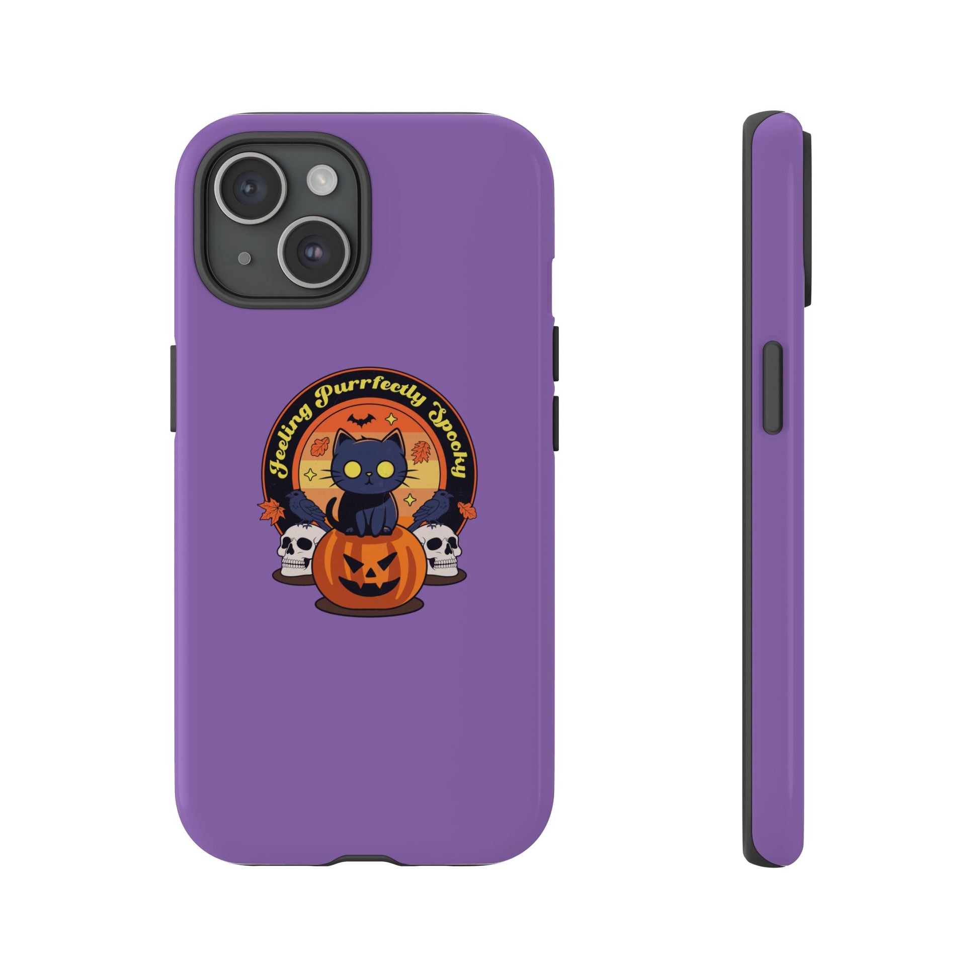 FEELING PURRFECTLY SPOOKY Halloween Phone Cases