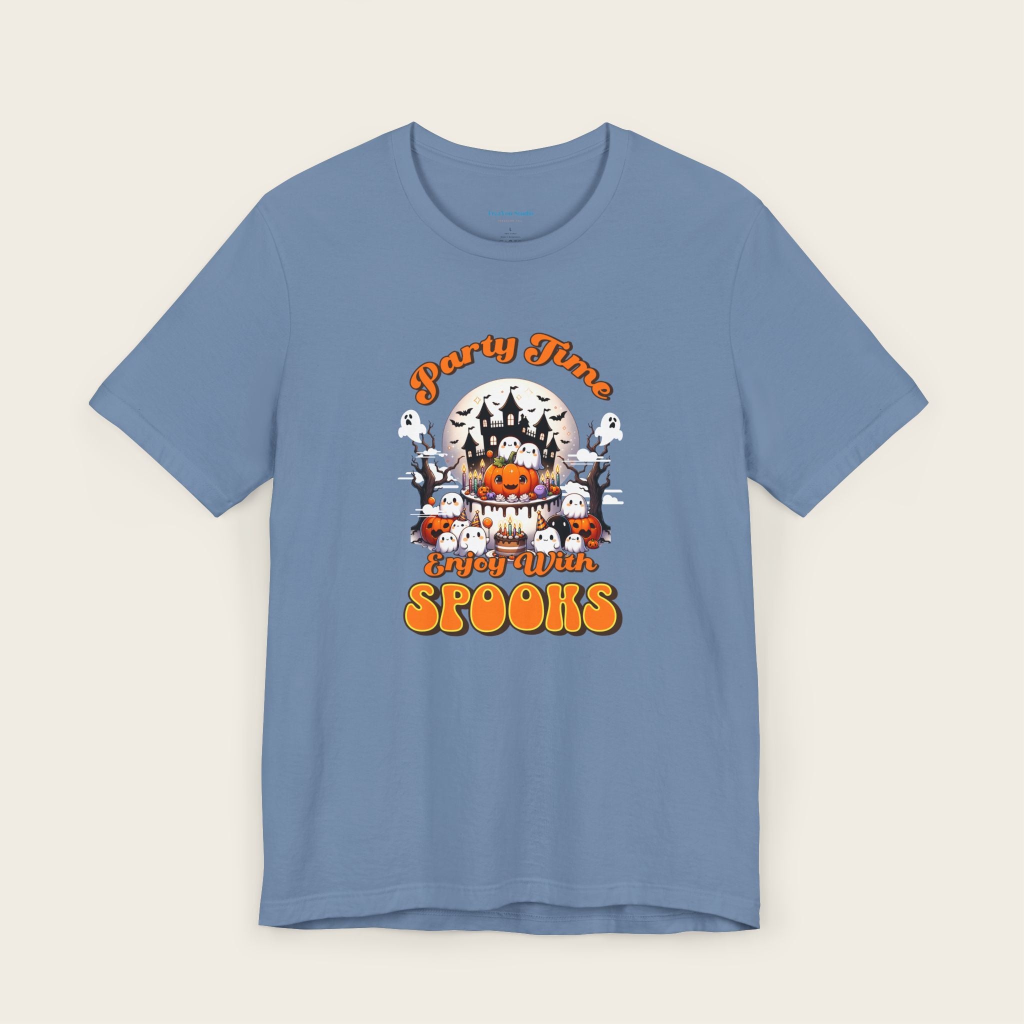 PARTY TIME ENJOY WITH SPOOKS Halloween Unisex Short Sleeve T-shirt