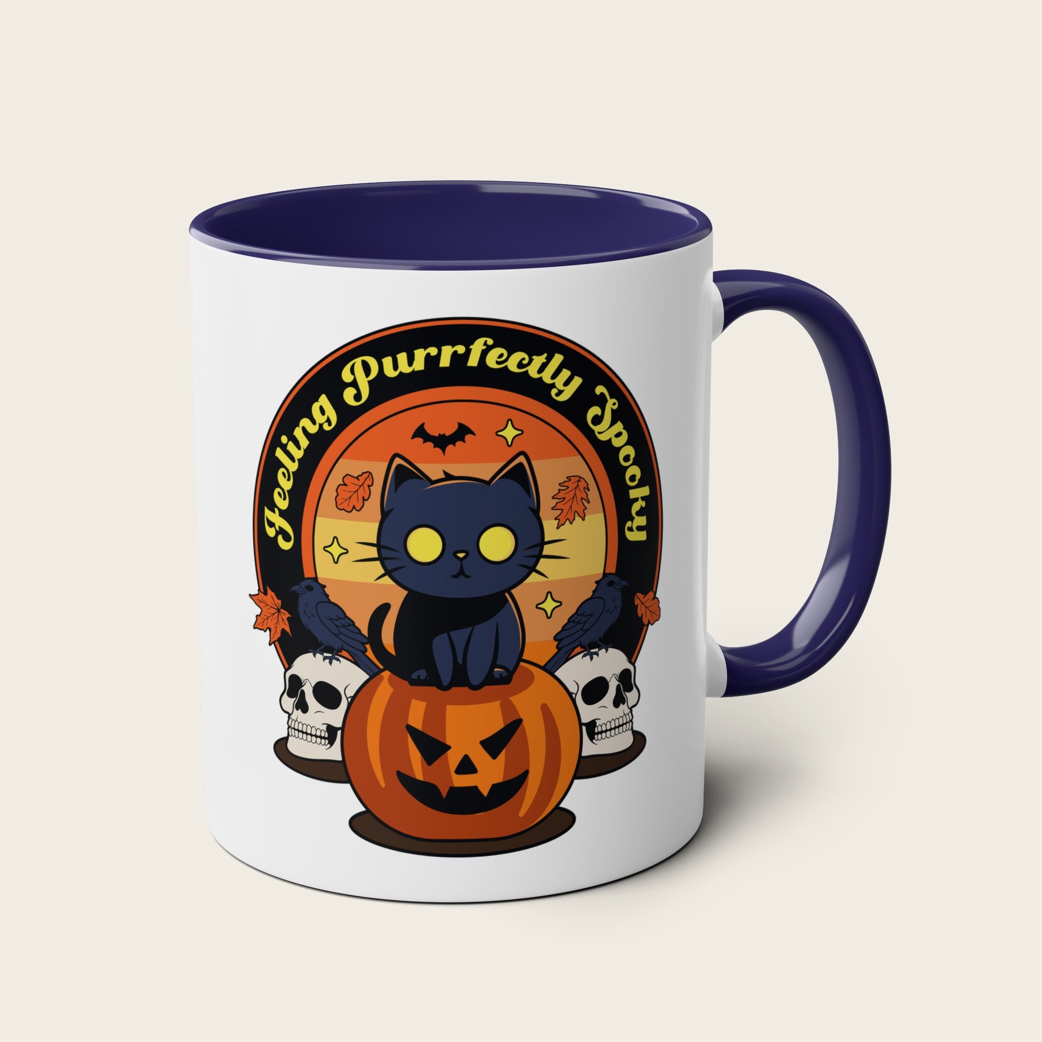 FEELING PURRFECTLY SPOOKY HALLOWEEN Coffee Mugs