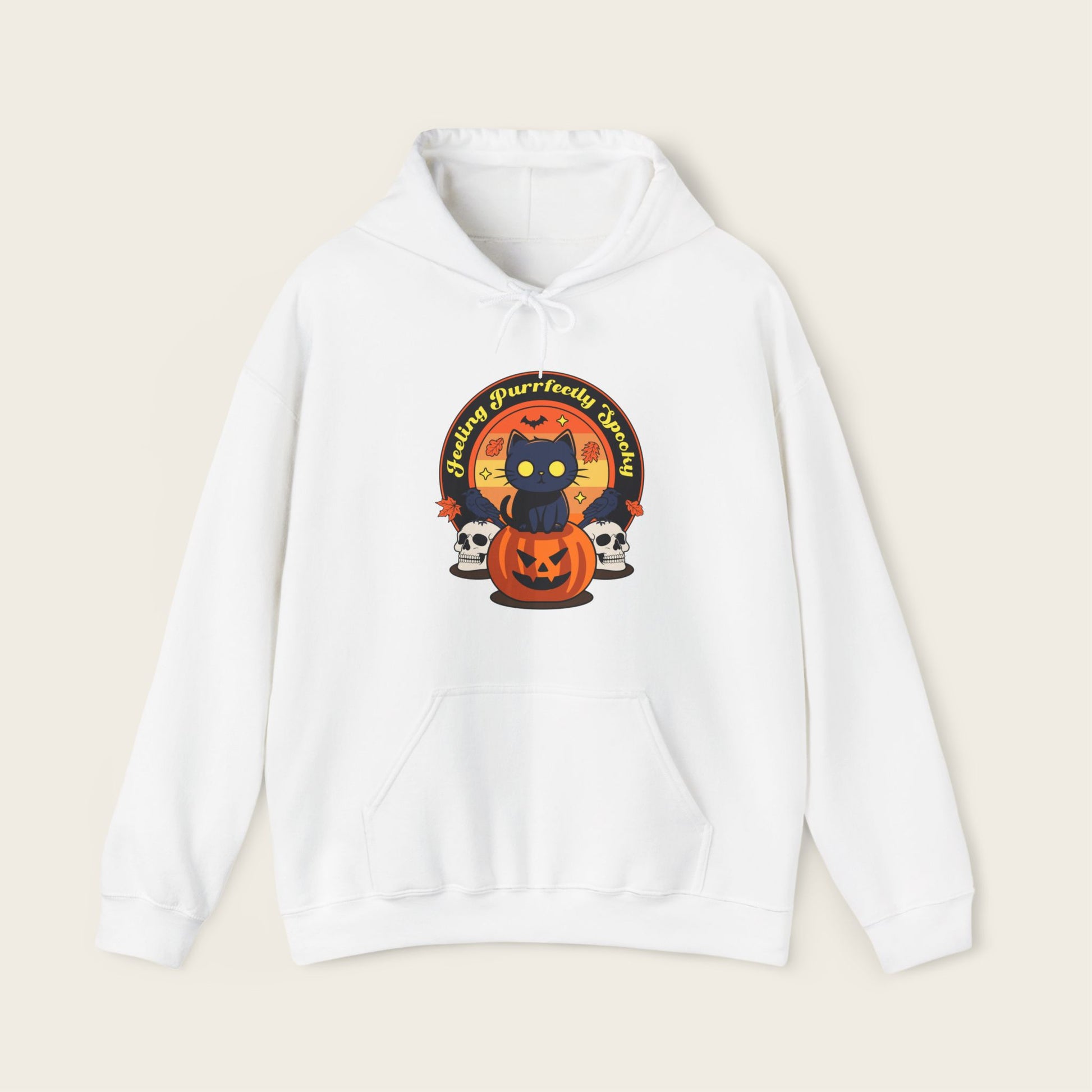 FEELING PURRFECTLY SPOOKY Halloween Unisex Hoodies