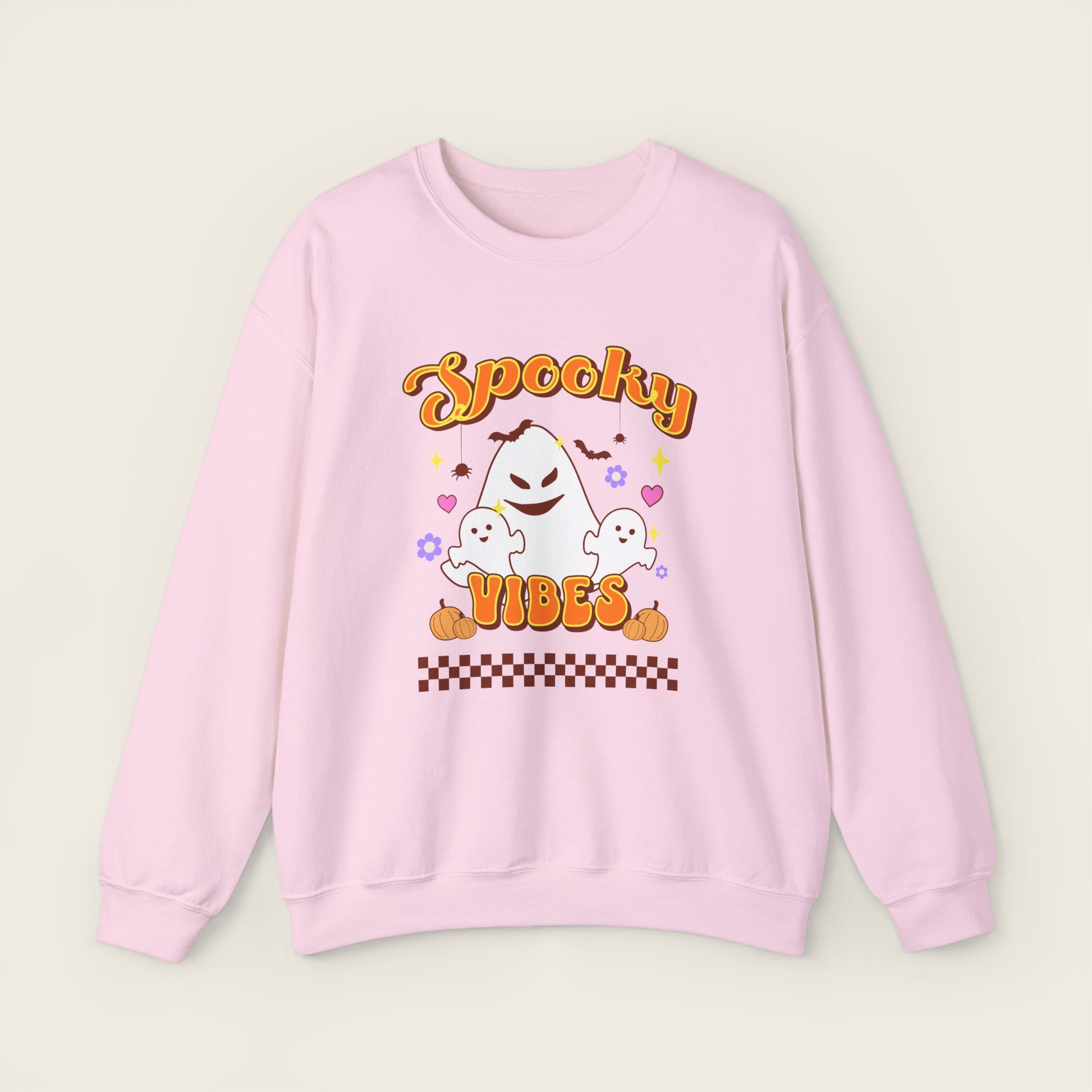 SPOOKY VIBES Halloween Unisex Crewneck Sweatshirt