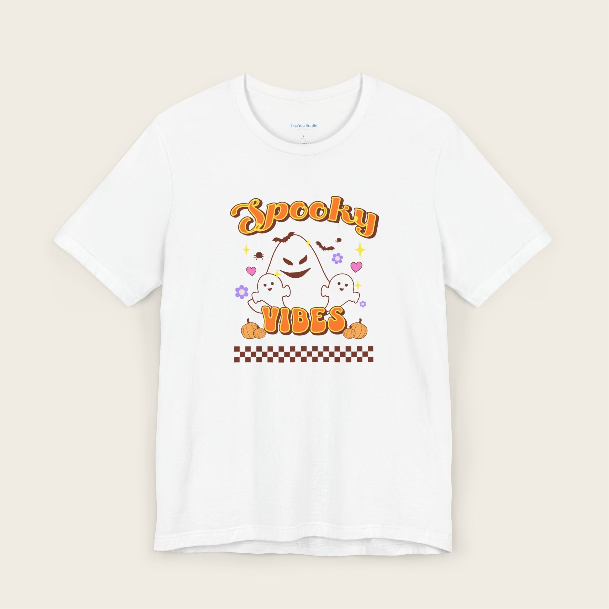 SPOOKY VIBES Halloween Unisex Short Sleeve T-shirt