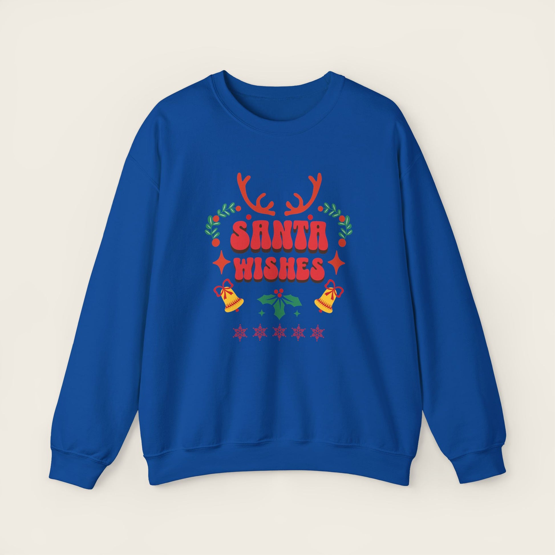 SANTA WISHES Christmas Unisex Crewneck Sweatshirt