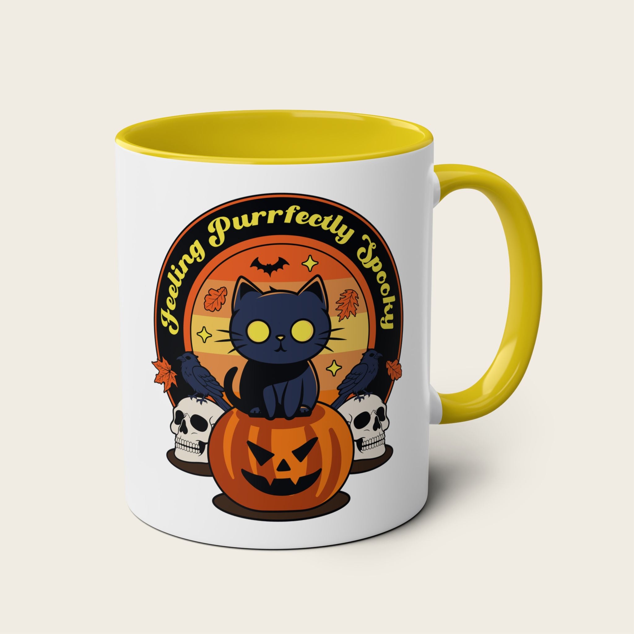 FEELING PURRFECTLY SPOOKY HALLOWEEN Coffee Mugs